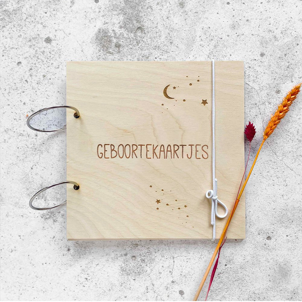 Lieve maantjes geboorte kaartjes bundel